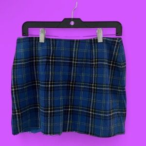 Plaid Mini Skirt